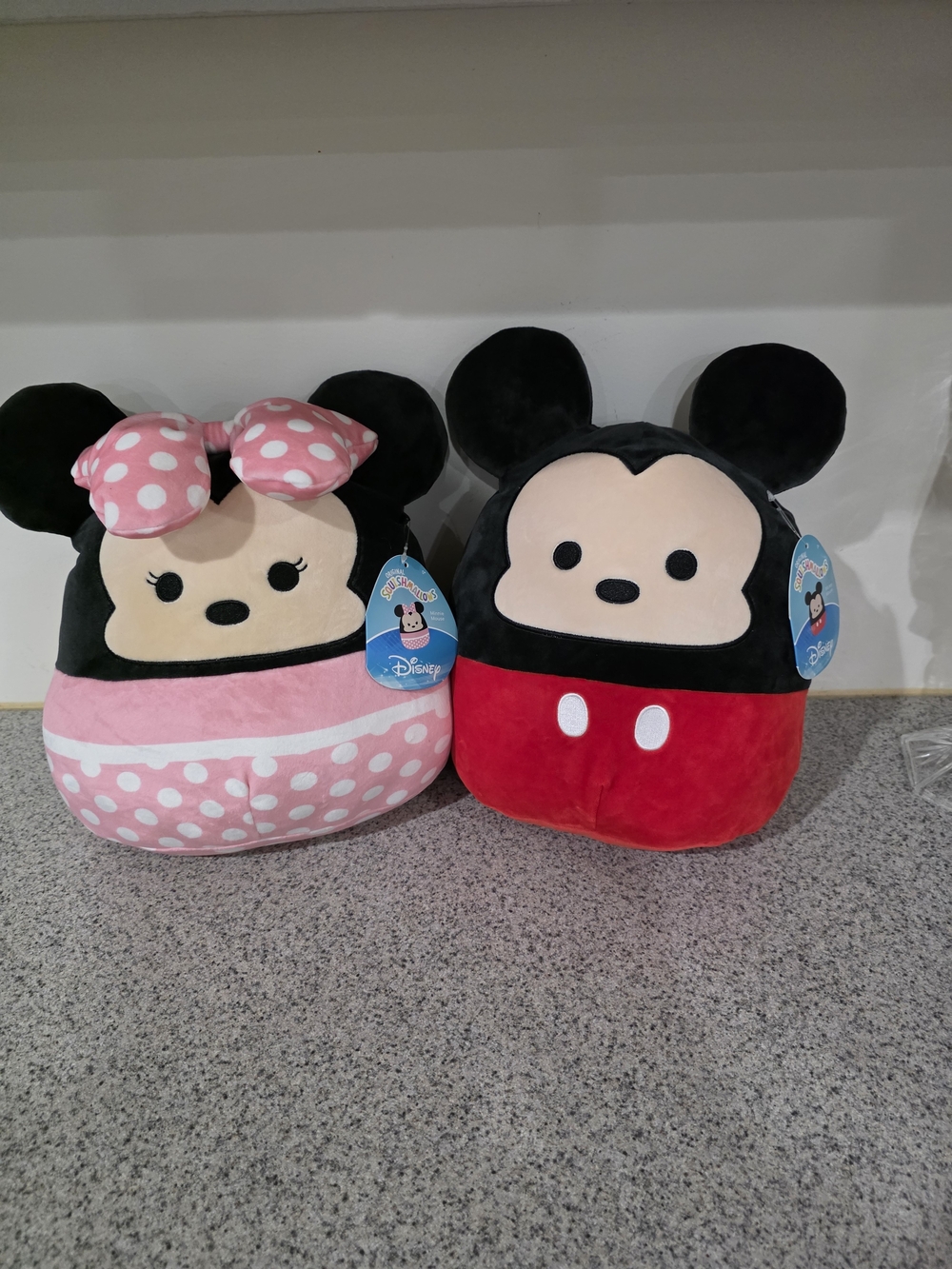 Disney Minnie and Mickey Plush Toy Set - Pink & Red